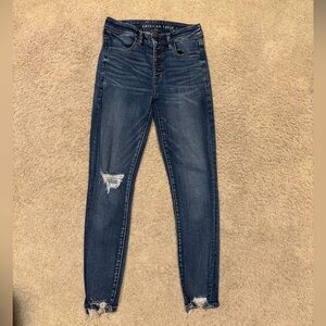 American Eagle Hi Rise Jegging Crop Jeans